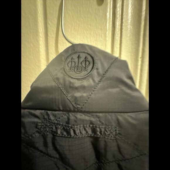 BERETTA Men's Vest Medium M Black Pockets Zip Up Hunting Fishing Outdoors - Picture 5 of 5